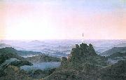 Caspar David Friedrich Morgen im Riesengebirge china oil painting artist
